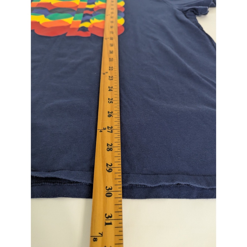 Polo Ralph Lauren Newport Graphic T-Shirt Mens XL Navy Blue Rainbow Logo Cotton - Picture 6 of 8